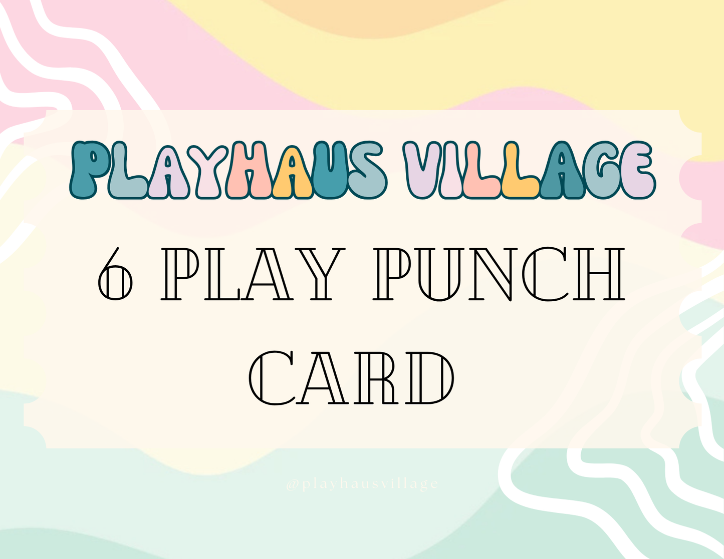 6 Visit Punch Card